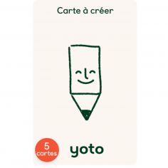 Pack de 5 Cartes à créer - Yoto