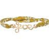 Bracelet cordon liberty Prénom goldfilled jaune (personnalisable) - Padam Padam