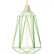 Lampe baladeuse Diamond 5 vert mint  par FilamentStyle