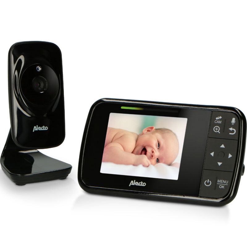 Babyphone avec caméra et écran couleur 3,5 pouces Alecto