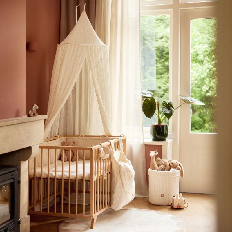 Sac de rangement Cloudy Rib Oatmeal Jollein Ambiance 5