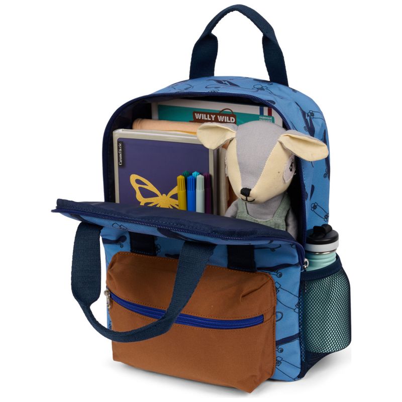 Sac à dos Blue Skates Caramel & Cie Produit ouvert 4