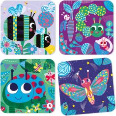 Cartes à gratter pour les petits Toutes petites bêtes - Djeco