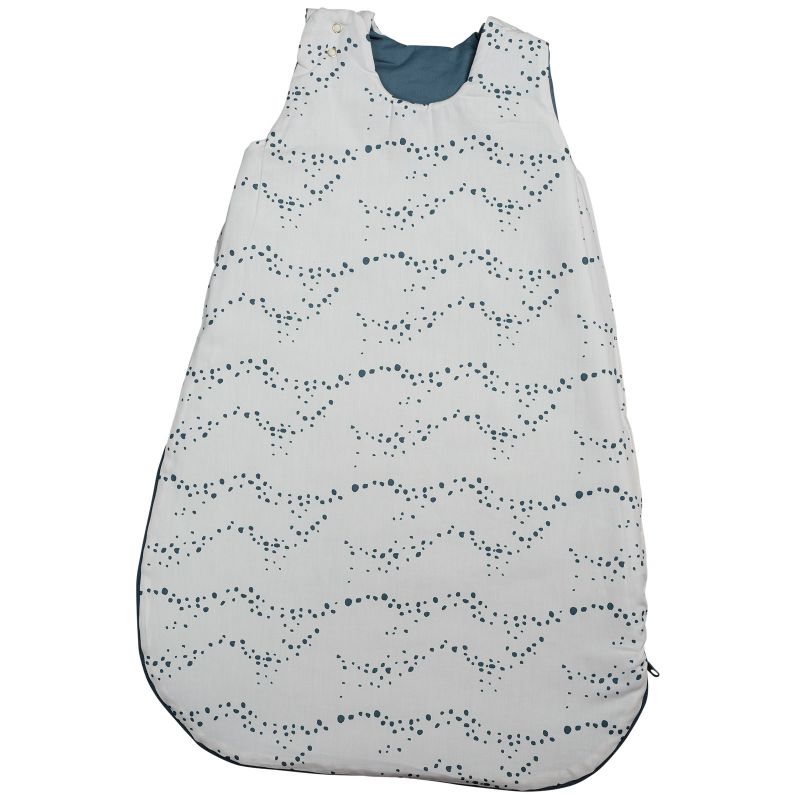 Gigoteuse mi-saison Océan bleu épicéa TOG 2 (110 cm) Fabelab