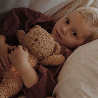 Peluche veilleuse Ours cappuccino 2.0