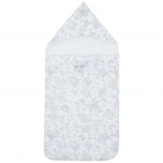Nid d'ange passe sangle Toile de Jouy gris - Tartine et Chocolat