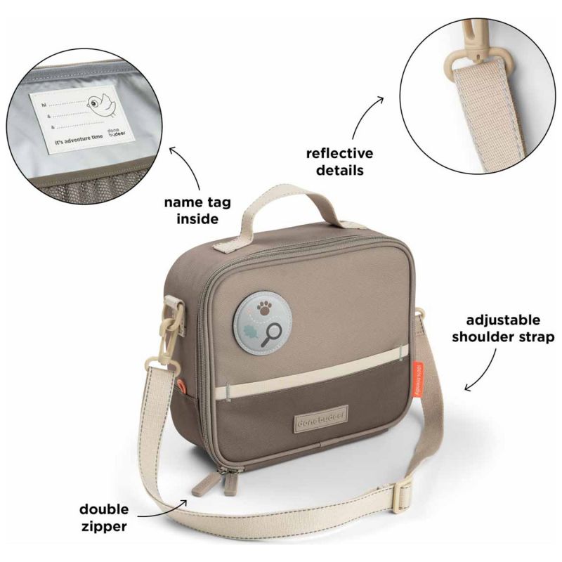 Sac repas isotherme Tiny trails Sable (4 L) Done by Deer Produit 6