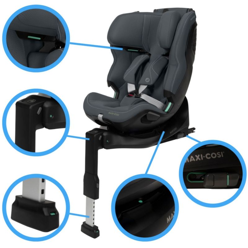 Siège auto Emerald 360 Plus Authentic Graphite (groupe 0-1-2-3) Maxi-Cosi Produit 4