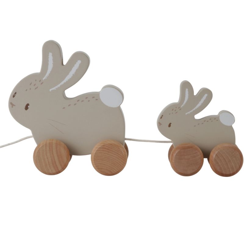 Jouet à tirer Lapin Baby bunny Little Dutch Produit 1 grande taille