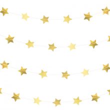 Guirlande en papier étoiles dorées  par My Little Day