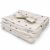 Variation Ecru, noir du produit Couverture polaire Rock & Love (80 x 66 cm) de la marque Babyshower