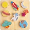 Puzzle en bois Space (8 pièces) - Mushie