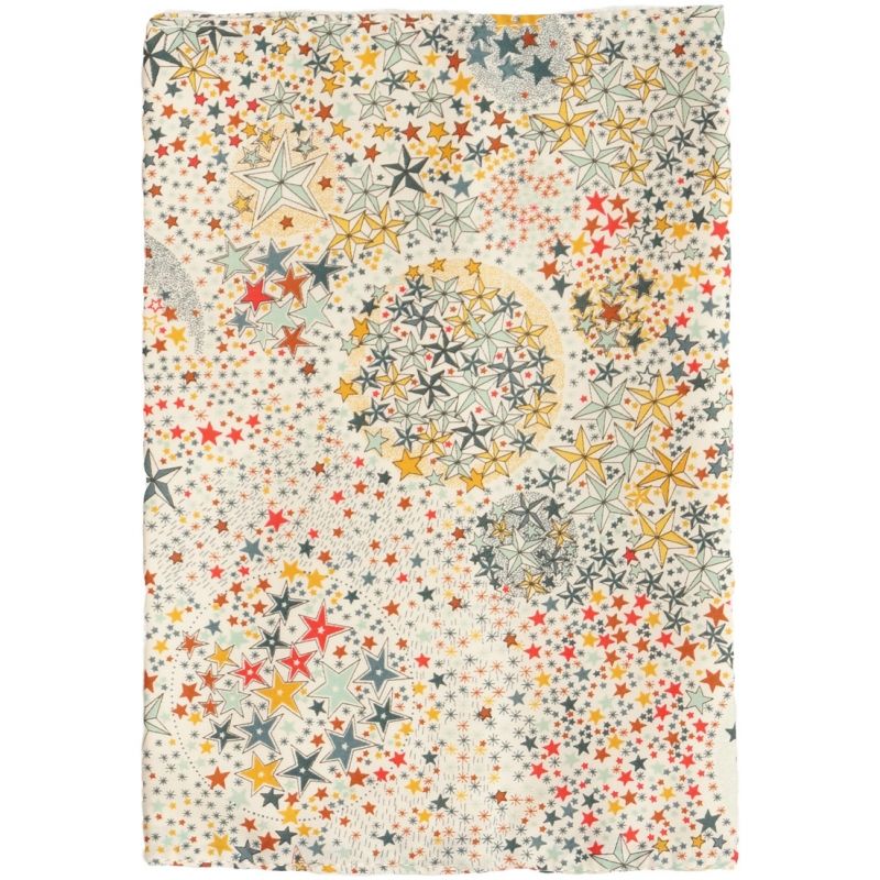 Protège carnet de santé Liberty étoiles multicolores Luciole et Cie