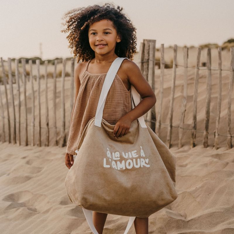 Sac cabas XL velours A la vie à l'amour Zakuw Ambiance 3