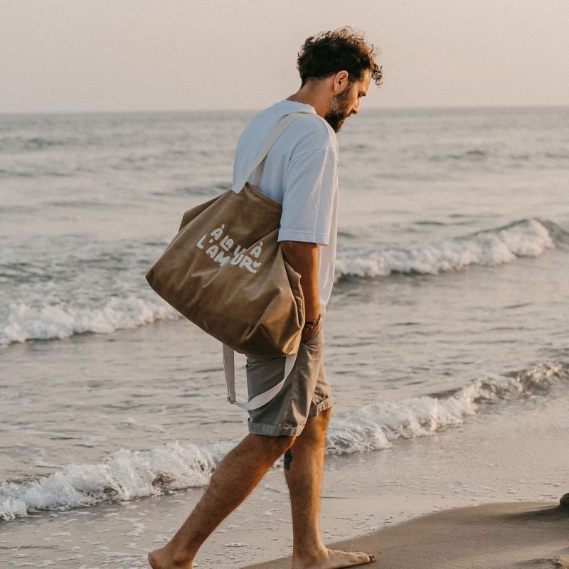 Sac cabas XL velours A la vie à l'amour Zakuw Ambiance 6