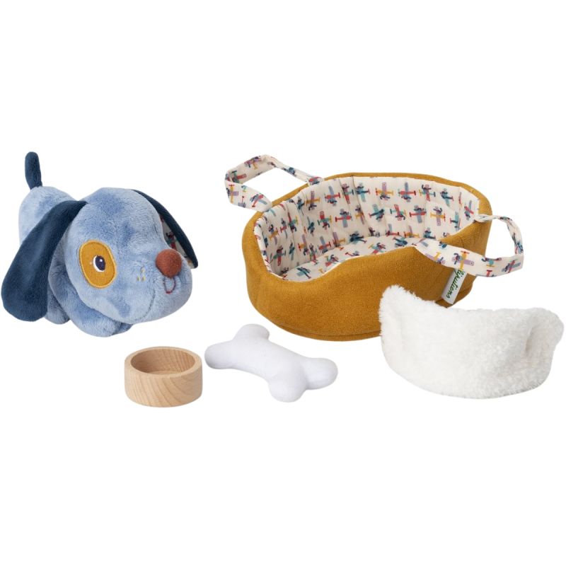 Peluche sonore Jules le chien et son panier Lilliputiens Produit 3