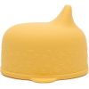 Bec anti-fuite + mini paille pour gobelet en silicone jaune  par We Might Be Tiny