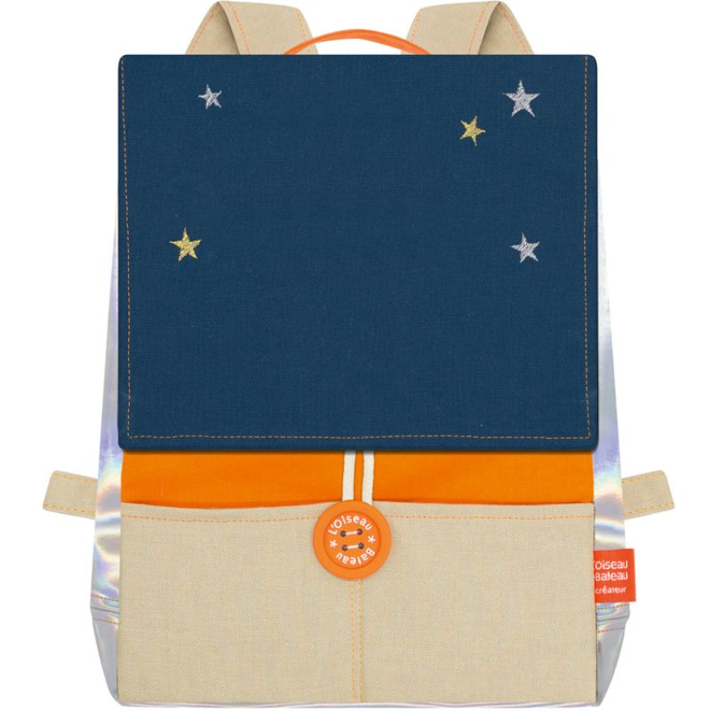 Sac à dos Astro orange et gauloise L'oiseau bateau