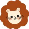 Tapis en coton Petit Lion (120 cm) - Lilipinso