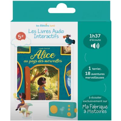 18 histoires interactives Alice au Pays des Merveilles (5 ans et +)  par Lunii