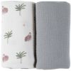 Lot de 2 langes Cute gorilla (70 x 70 cm) - Noukie's