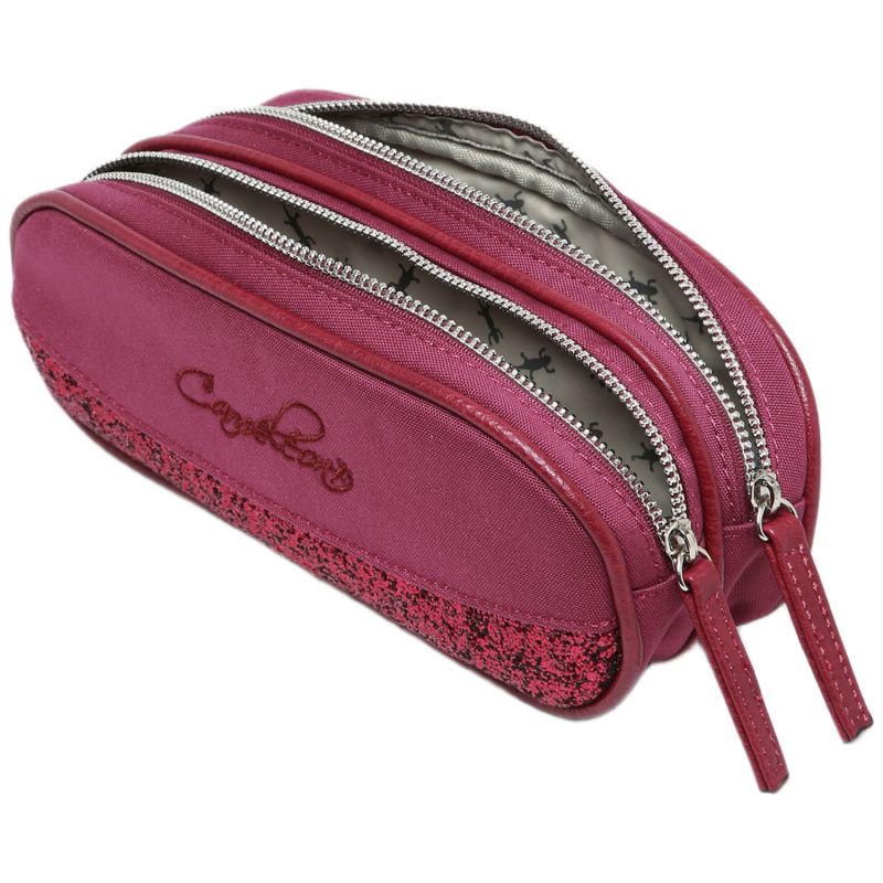 Trousse 2 compartiments Glossy Cherry Caméléon Produit ouvert 3