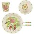 Coffret à repas en bambou Sloth and Friends paresseux (5 pièces) - Sass & belle Coffret à repas en bambou Sloth and Friends paresseux (5 pièces) - Sass & belle