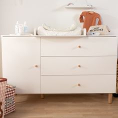 Commode à langer Wonder White