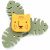Variation Vert, orange du produit Spinner Tigre vert et orange de la marque Little L