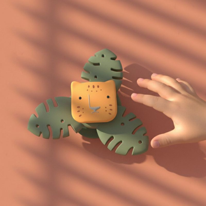 Spinner Tigre vert et orange Little L Ambiance 5