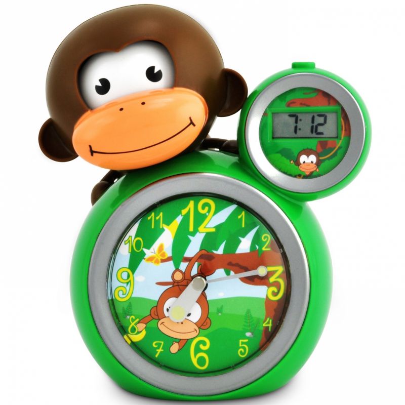 Réveil Babyzoo coach du sommeil Singe vert Kid'sleep