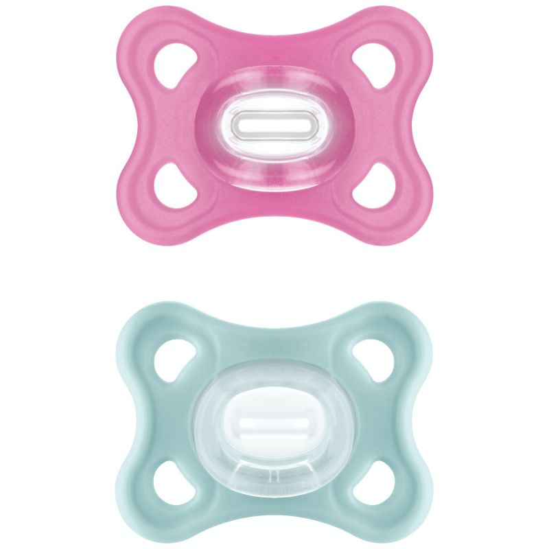 Lot de 2 sucettes Comfort rose en silicone (2-6 mois) MAM Produit 1