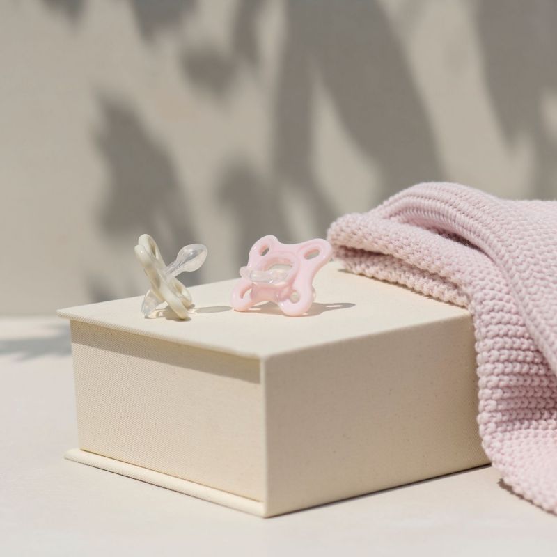 Lot de 2 sucettes Comfort rose en silicone (2-6 mois) MAM Ambiance 5