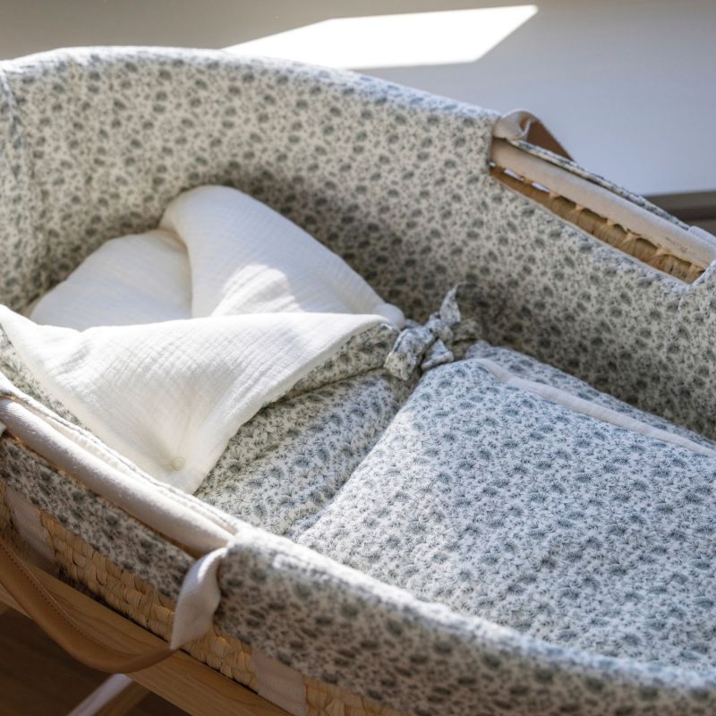 Habillage couffin Moïse Gala Mint Walking Mum Ambiance 7