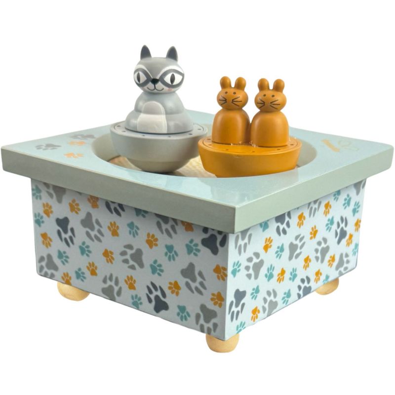 Boîte à musique Dancing Raton Laveur et Souris Trousselier Produit 1