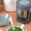 Coffret 3 assiettes en verre X Duralex Misty green Béaba Ambiance 4