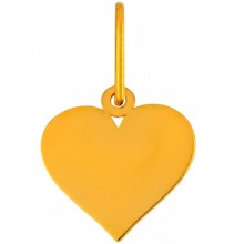 Pendentif Mini Breloque Coeur 10 mm (or jaune 750°)  par Maison La Couronne
