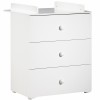 Commode à langer New Basic Boutons boule blancs - Baby Price