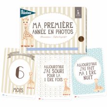 Cartes photos souvenirs Ma première année Sophie La Girafe (24 cartes)  par Milestone