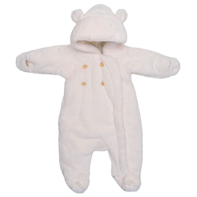 Combipilote ours en fausse fourrure angora ivoire (0-6 mois) BB & Co Produit 1