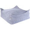 Fauteuil pouf et repose-pieds Blueberry velours côtelé Wigiwama Produit 4