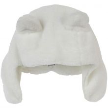 Bonnet fourrure polaire écru (tour de tête : 46 cm)  par Absorba