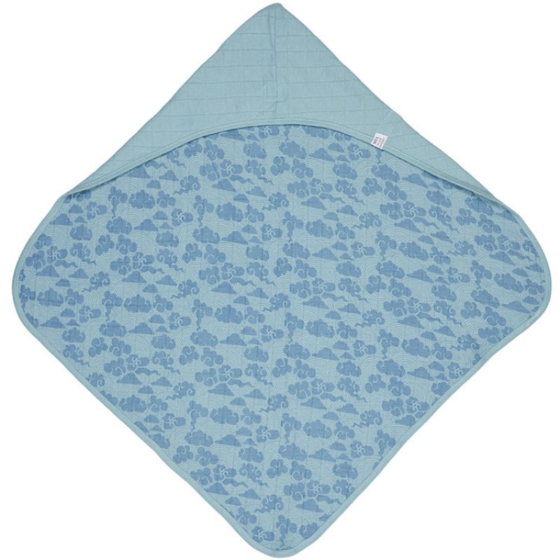 Cape de bain Bubbler Solid  Ocean bleu (90 x 90 cm) Lodger