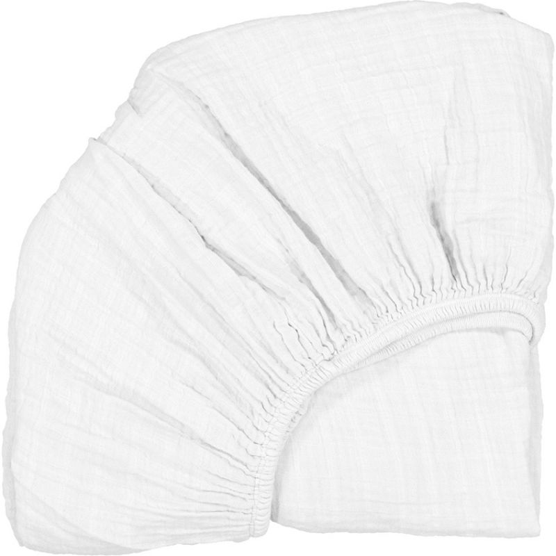 Drap housse de berceau Kumi en coton bio (68 x 40 cm) Charlie Crane