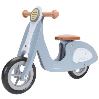 Draisienne scooter en bois blue