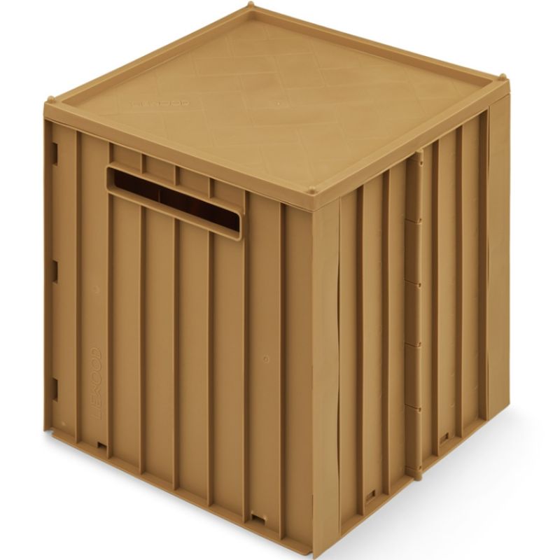 Caisse de rangement Elijah Golden caramel (31 x 31cm) Liewood