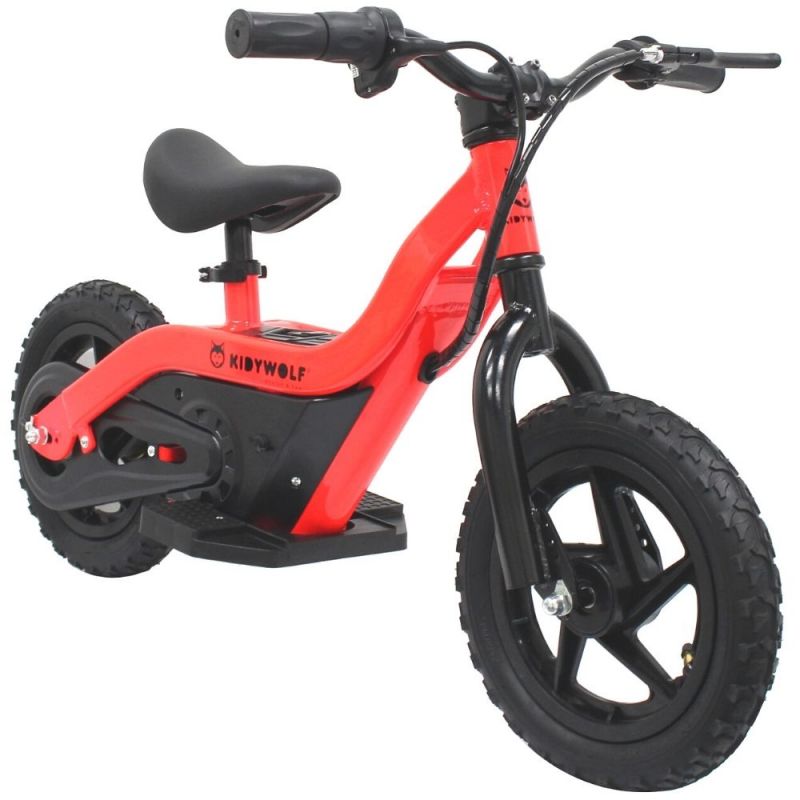 Draisienne électrique rouge KIDYBIKE KIDYWOLF