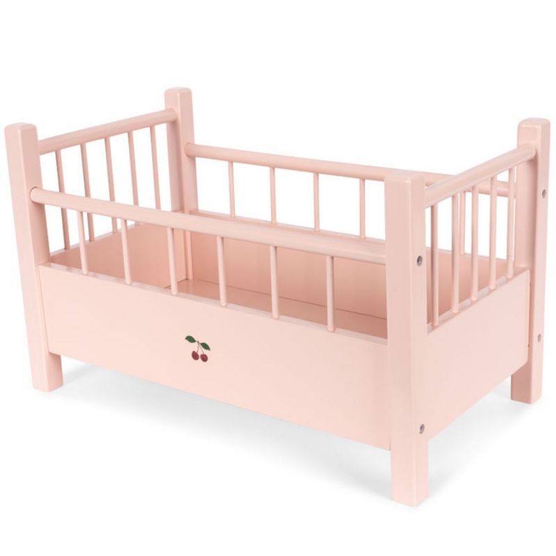 Lit pour poupée en bois rose Konges Slojd Produit 1