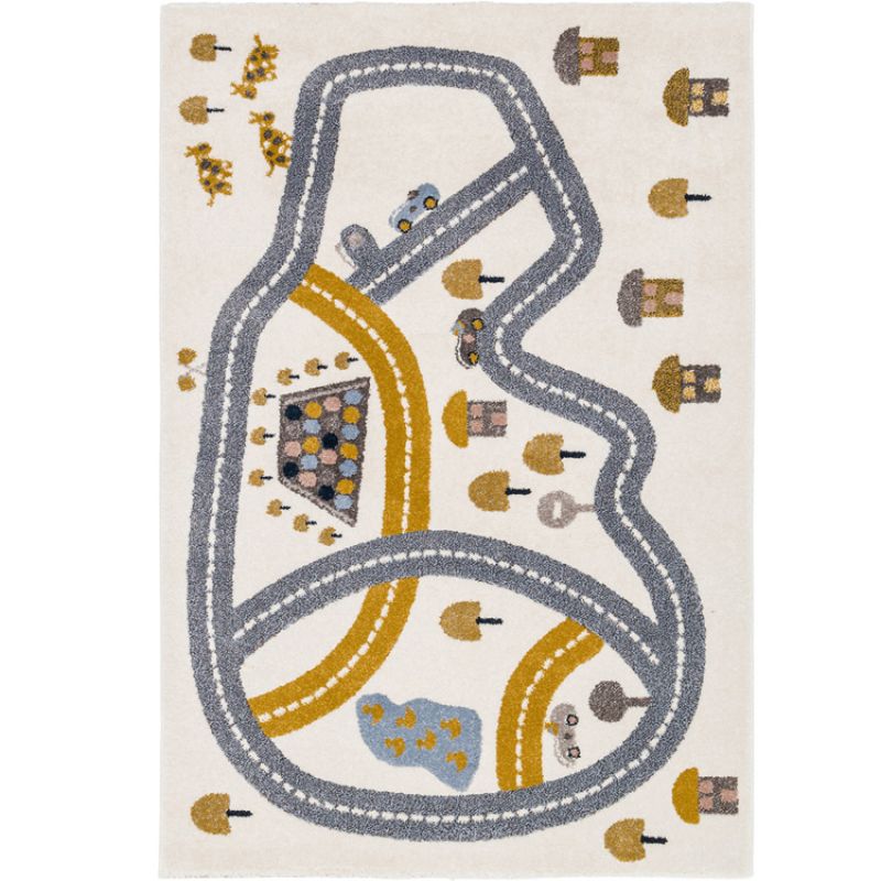 Tapis Circuit jaune (80 x 150 cm) AFKliving