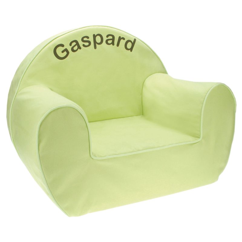 Fauteuil club personnalisable vert Candide